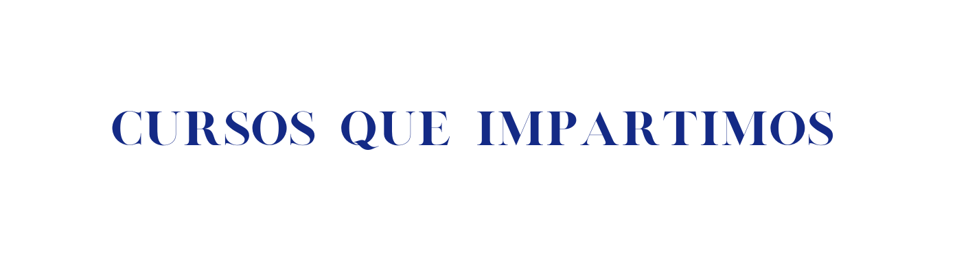 cursos que impartimos